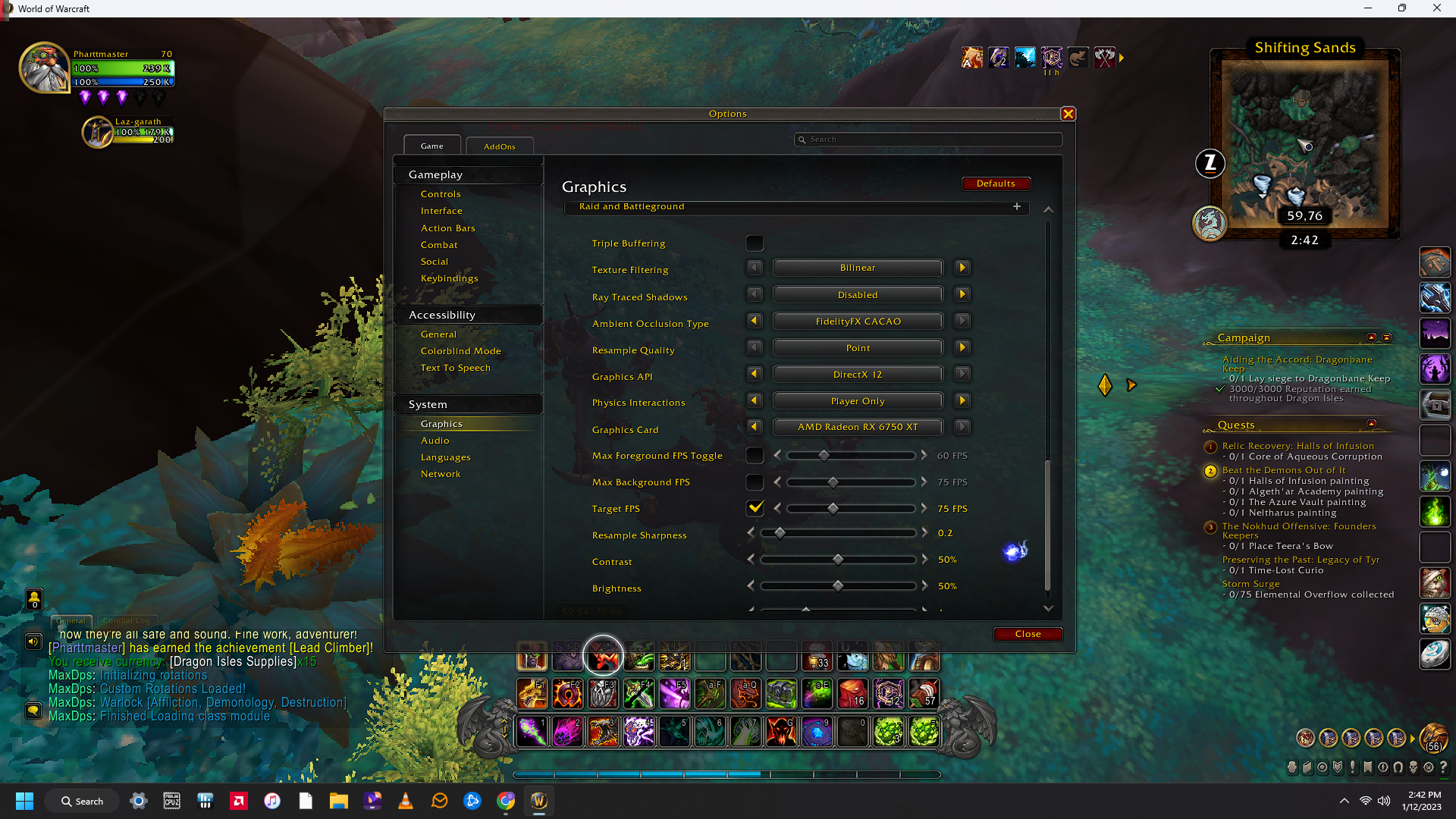 World of Warcraft performance, benchmarking and troubleshooting