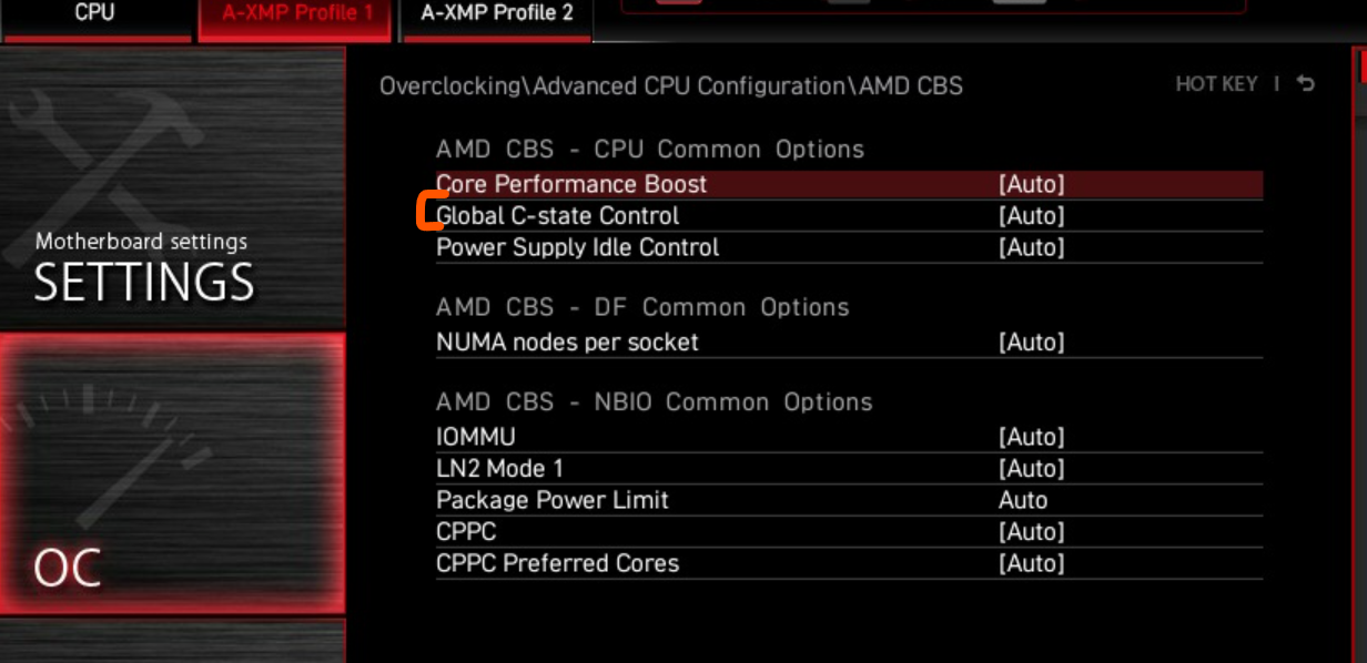 MSI MPG B550 GAMING PLUS - Issue setting the RAM A-XMP Profile : r