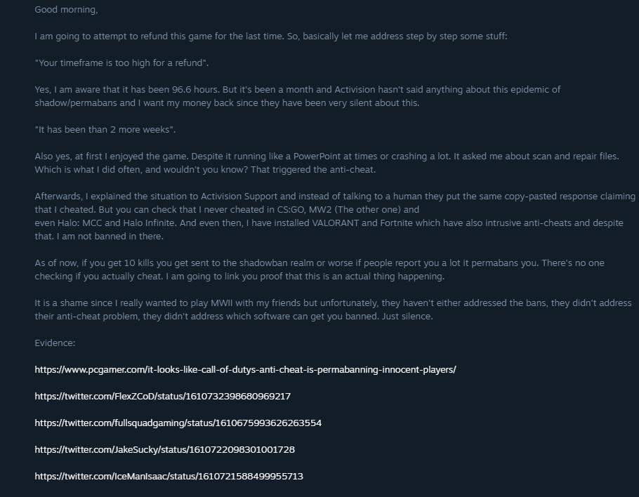 69 (nice) days of being falsely permabanned from Call of Duty: Modern  Warfare II - PC Gaming - Linus Tech Tips