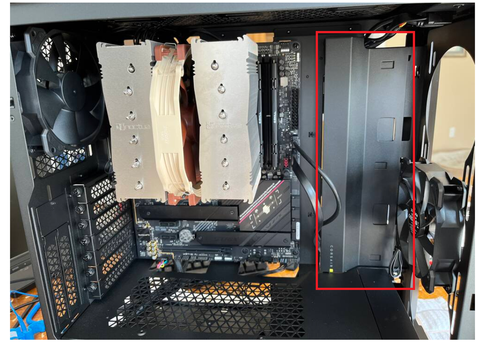 Cable management on my 4000D Airflow. 2nd build, and second time cable  managing this particular system. If only there were a second/wider channel  with cable tie down straps on it… : r/CableManagement