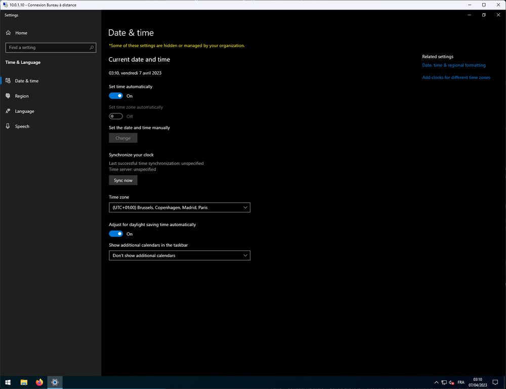 Clock one hour behind on VMware ESXi Windows Server VMs Servers, NAS