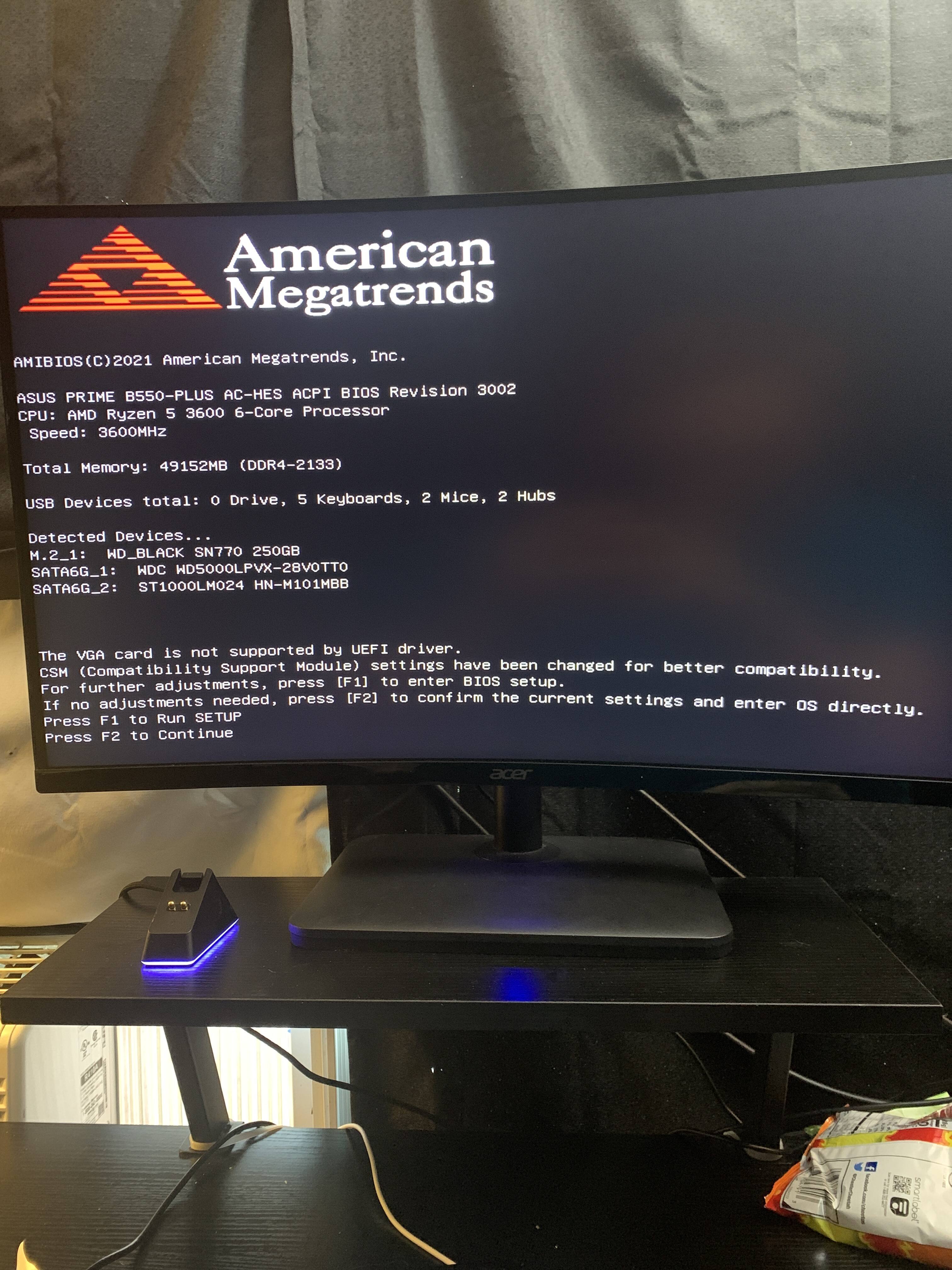 Help With New Build - Bios Settings - Troubleshooting - Linus Tech Tips