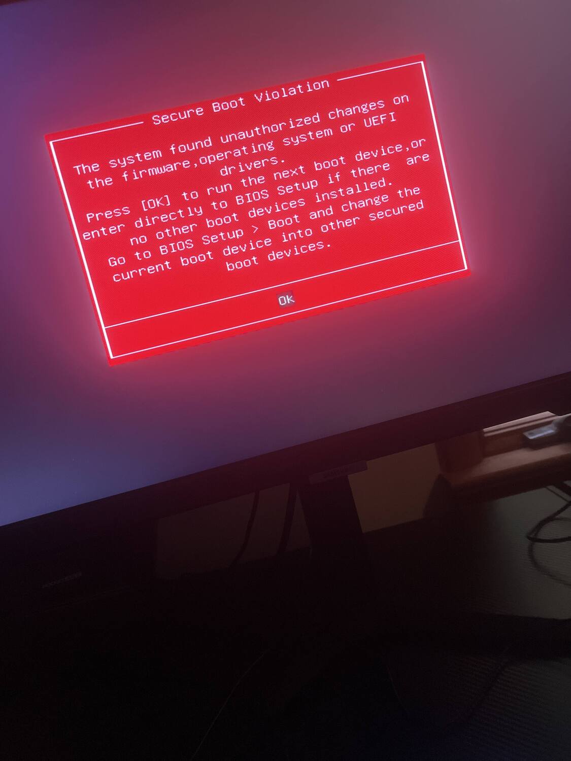 Secure boot violation troubleshooting linus tech tips