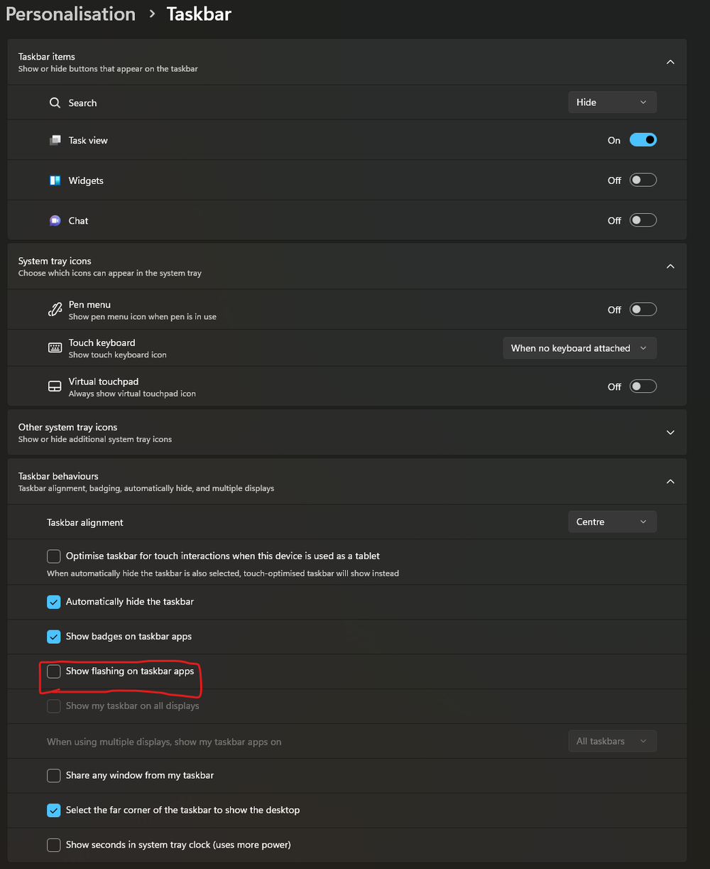How to fix TaskBar Autohide not hiding with notifications Windows