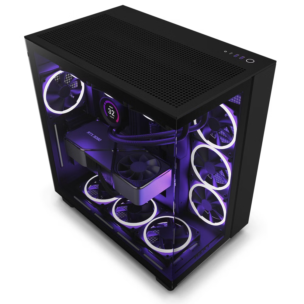 Best fan and AIO radiator placement for NZXT H9 Flow? Cooling Linus