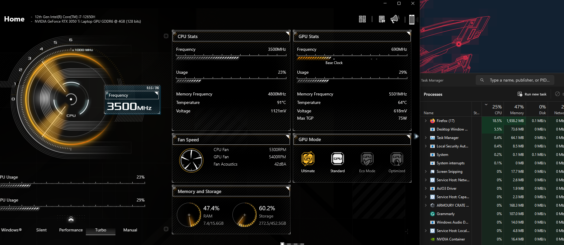 Why do I get this CPU Temp spike (just using browser) I changed the Thermal  Paste recently but its still the same : r/AcerNitro