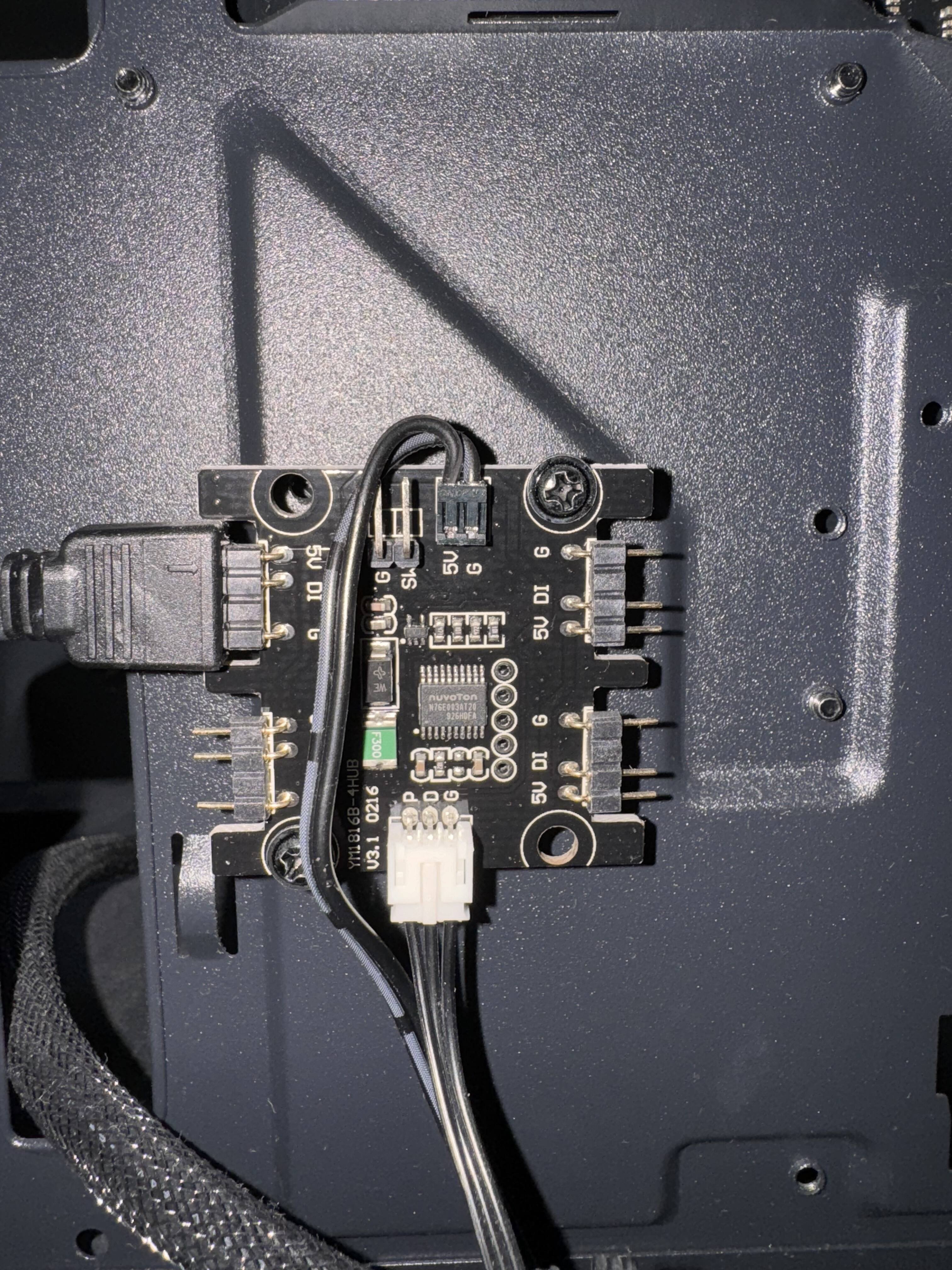 Changing Motherboards How to find connector for RGB controller/header