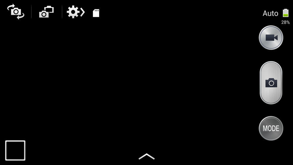 Galaxy S4 camera user interface